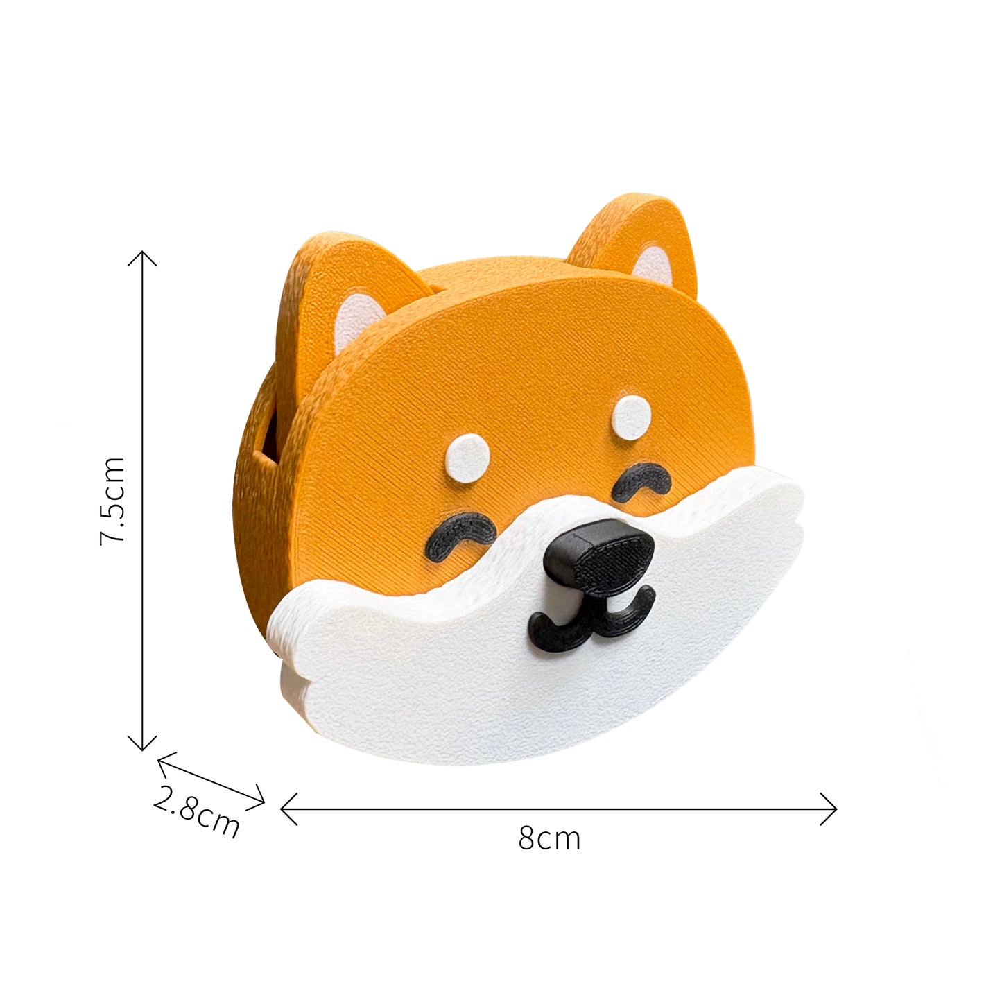 Shiba Inu Nose-Press Fridge Magnet & Ornament