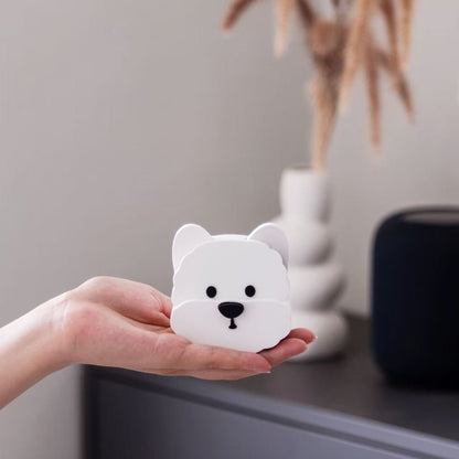White Puppy Nose-Press Fridge Magnet & Ornament