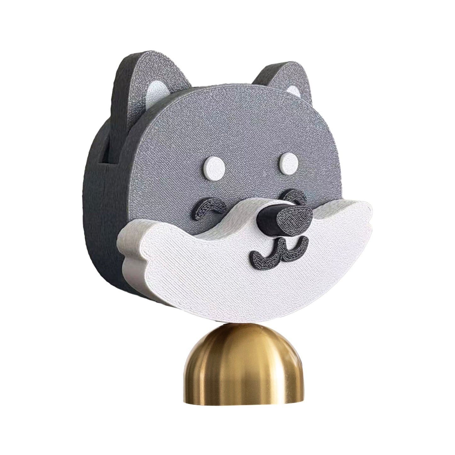 Shiba Inu Nose-Press Doorbell Magnet