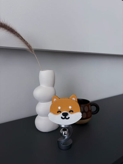 Shiba Inu Nose-Press Fridge Magnet & Ornament