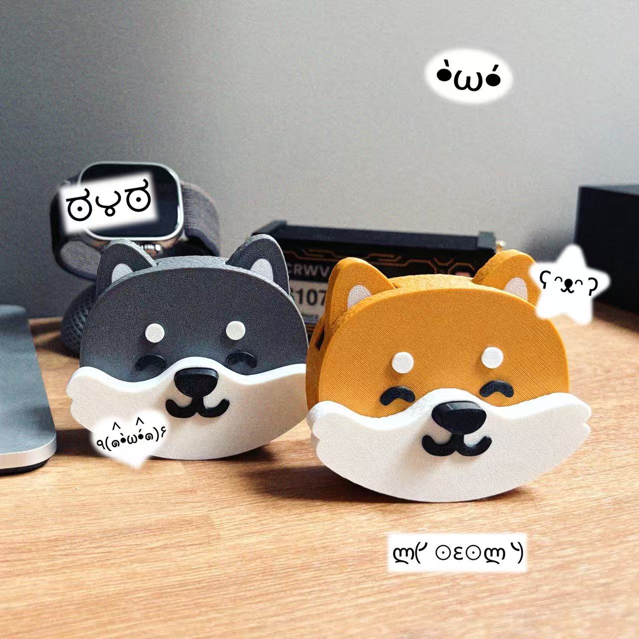 Shiba Inu Nose-Press Fridge Magnet & Ornament